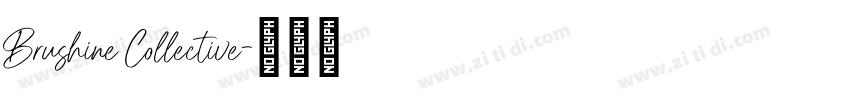 Brushine Collective字体转换 Brushine Collective字体转换